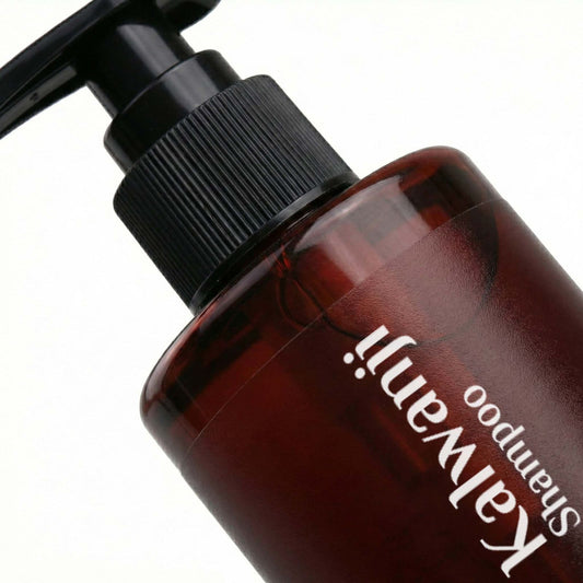 Close-up of Kalwanji shampoo pump