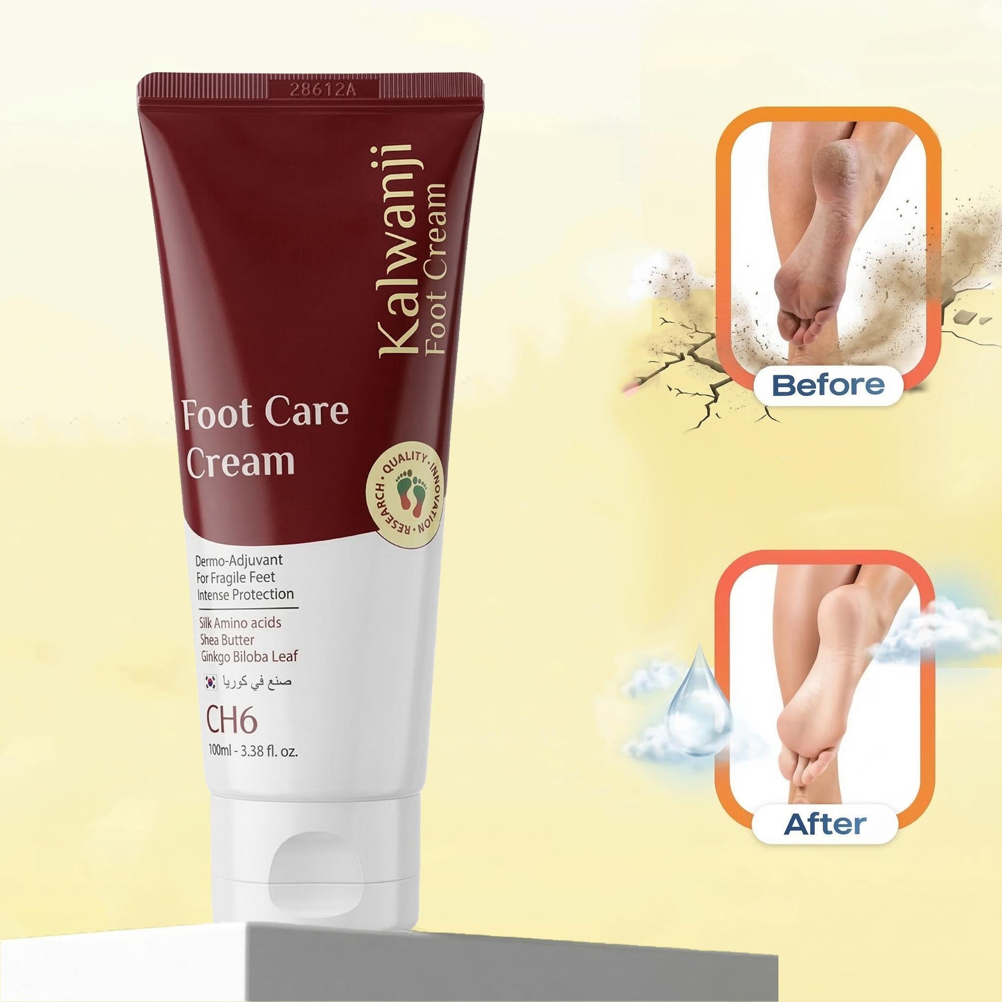 WAFA Foot Care Cream before and after results